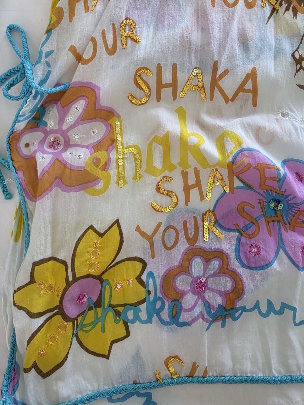Letarte Shake Your Shaka Cover Up Size M / L - Picture 2 of 12